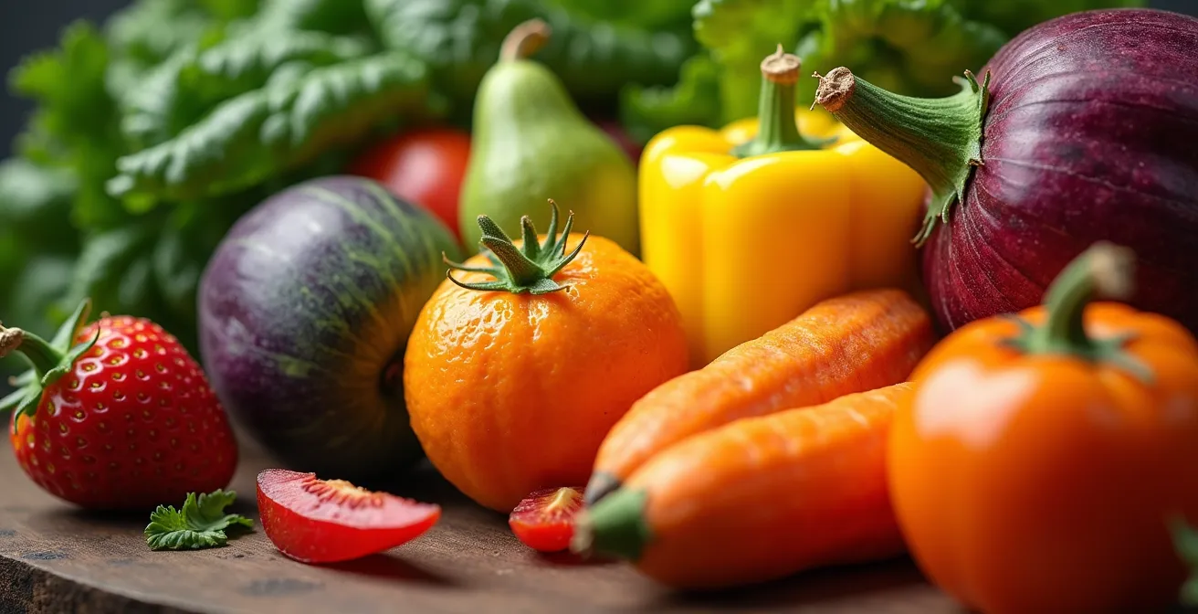 Représentation artistique de l'absorption des micronutriments au niveau cellulaire